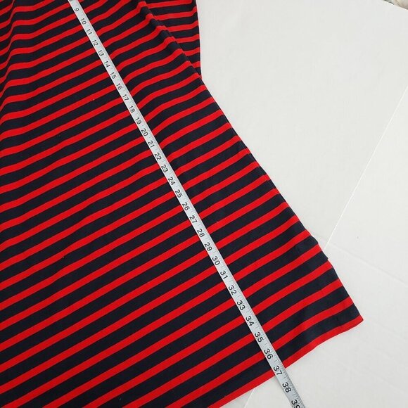 Boden Sophie Breton Navy/Red Striped Dress Size 8 - Picture 4 of 11
